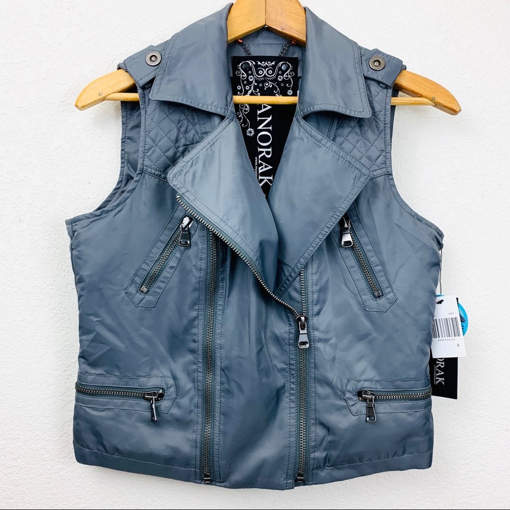 MyAnorak Nylon Waterproof Zip Up Sleeveless Vest S